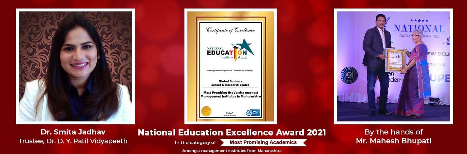 National Education Excellence Award 2021